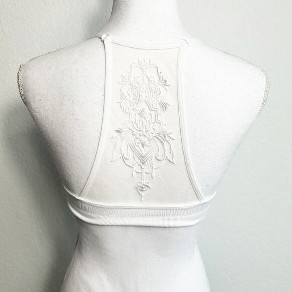 Steve Madden White Embroidered XS Small Bra Brand New - Picture 3 of 6